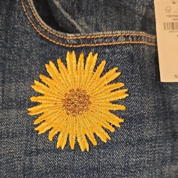 Upcycled Heart Denim Skirt - Picture 5 of 8